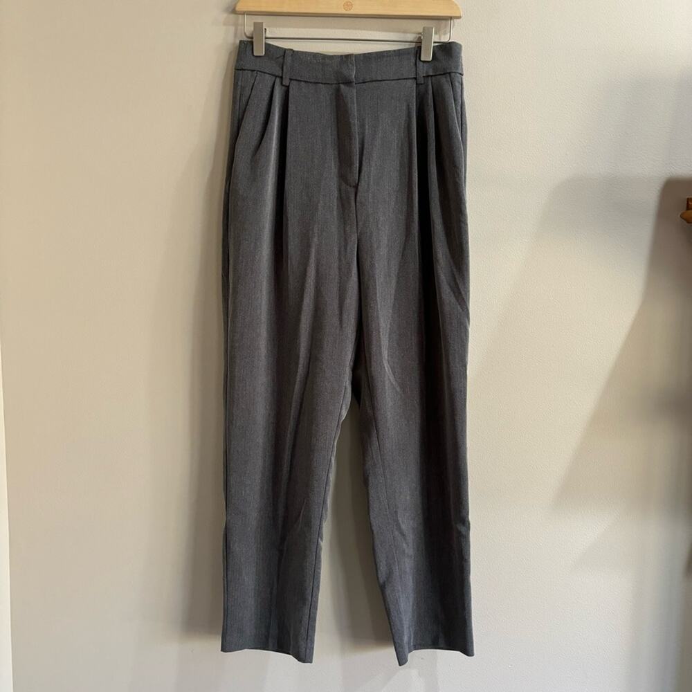 Amisu Women’s Grey Straight Leg Work Pants
